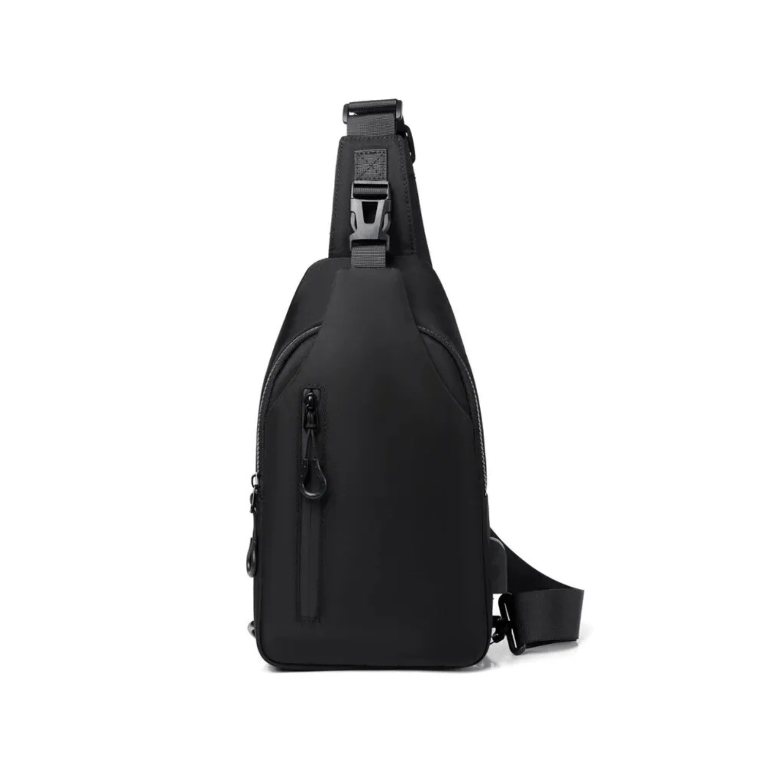 Sacoche Randonnée Bandoulière Déperlante avec Port USB — Nylon Oxford Résistant - TrailVolt