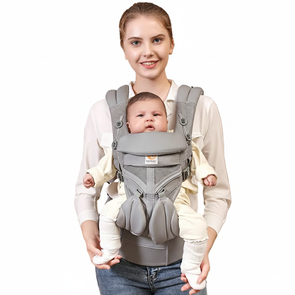 Porte-bébé Randonnée Ergonomique, 4 Positions & Respirant