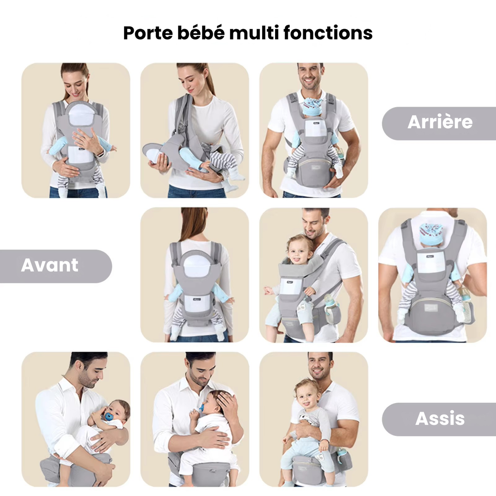 Porte bébé Randonnée – Confort et polyvalence pour parents actifs - AixintuBaby