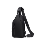 Sacoche Randonnée Bandoulière Déperlante avec Port USB — Nylon Oxford Résistant - TrailVolt