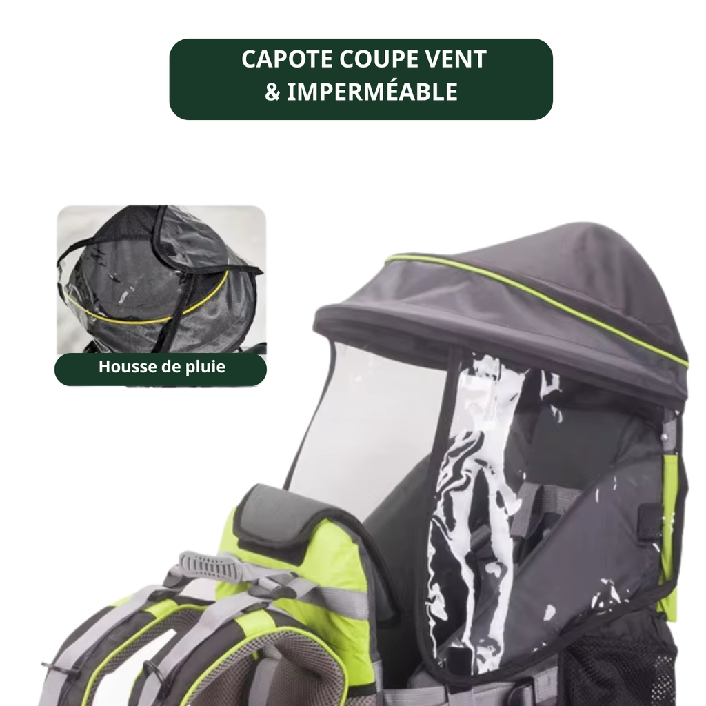 Porte bébé Randonnée Dorsal avec Abris & Protection - TrekKid Air Pro