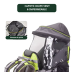 Porte bébé Randonnée Dorsal avec Abris & Protection - TrekKid Air Pro
