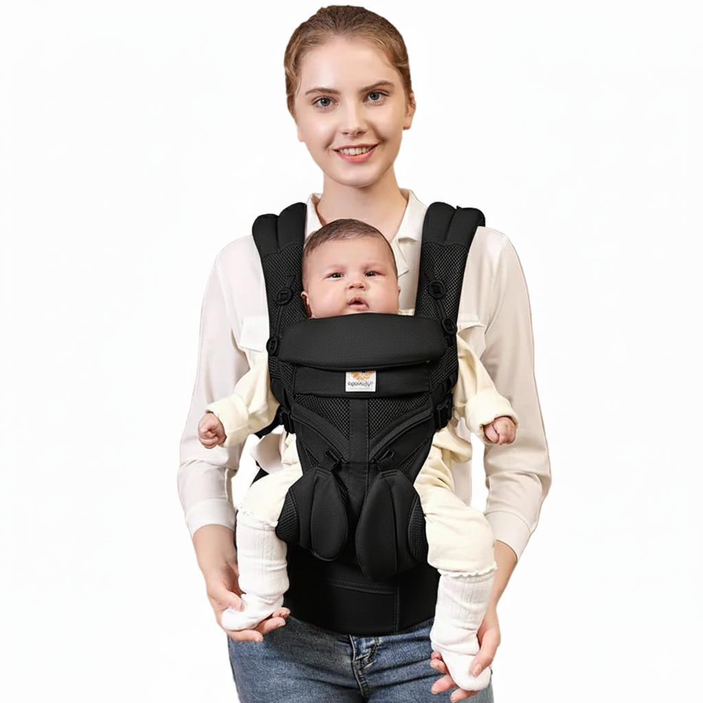 Porte-bébé Randonnée Ergonomique, 4 Positions & Respirant