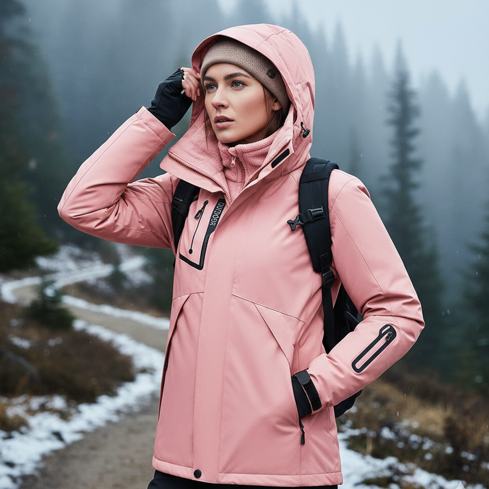 Veste Randonnée Femme Polaire et Imperméable - AureaShell