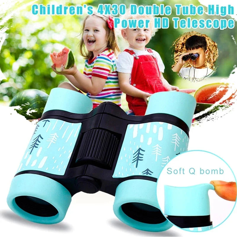 Jumelles Randonnée Enfant NATURELOOK Kids 4x30 – Légères, IPX4 & Protection Caoutchouc