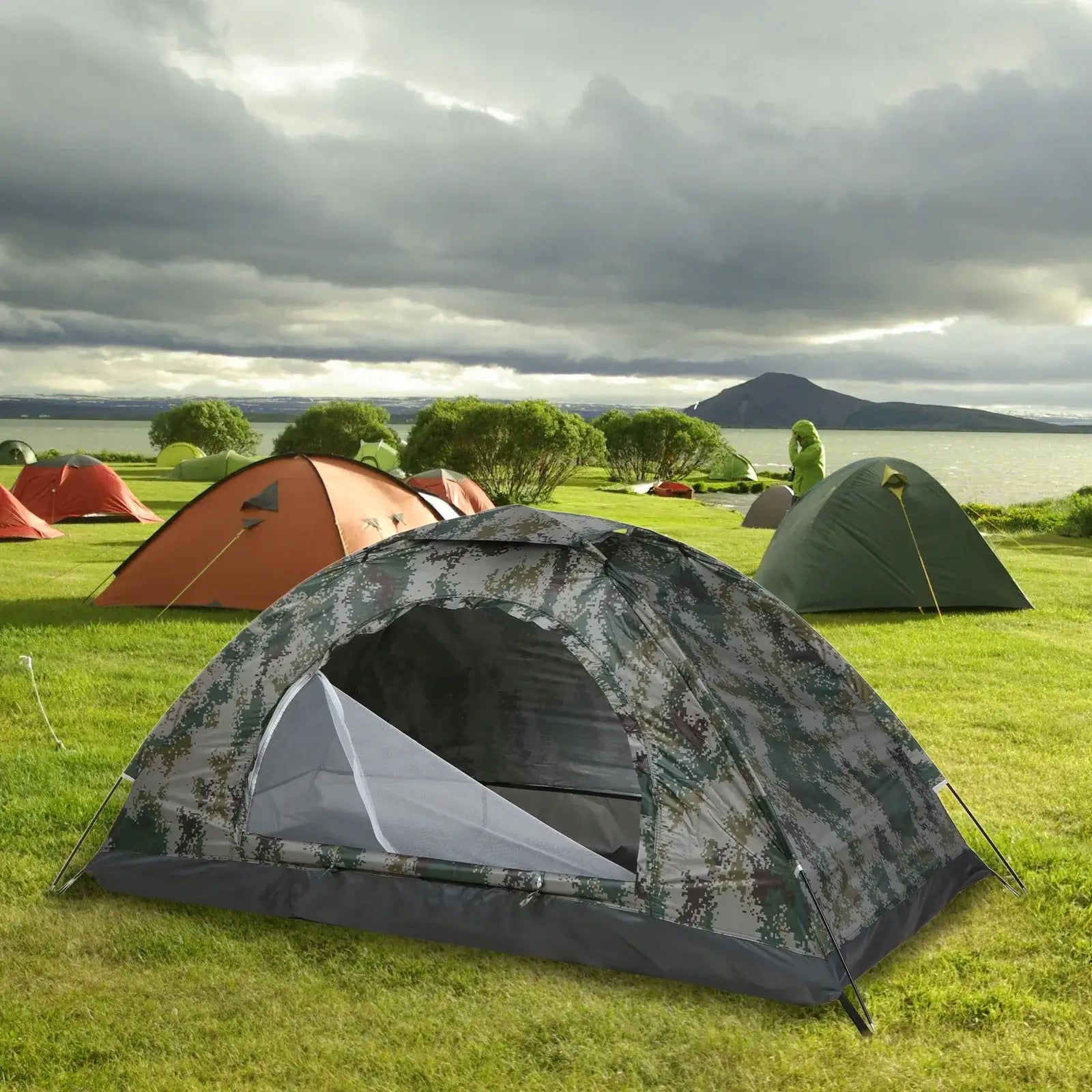 Tente Randonnée 1-2 Places, Ultra-Légère, Anti-UV & Imperméable - AEROSHIELD Lite