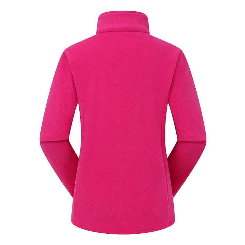 Veste Randonnée Femme Polaire Thermique Coupe-Vent et Respirante - AlpenFleece