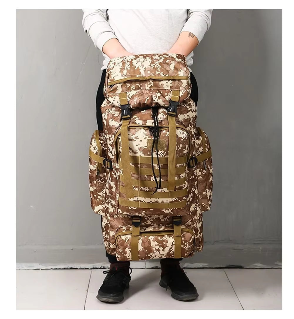 Sac de Randonnée Tactique 80 à 100L Résistant Organisation Militaire - TrekForce 80/100