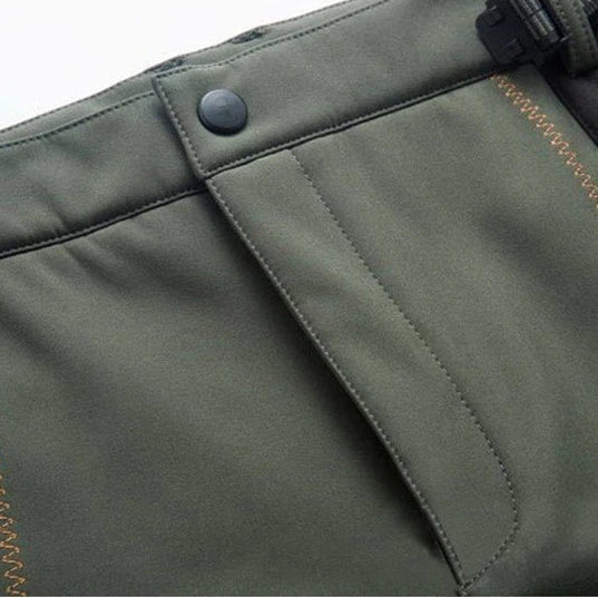 Pantalon Randonnée Homme Imperméable Softshell Doublé Polaire – SnowPeak