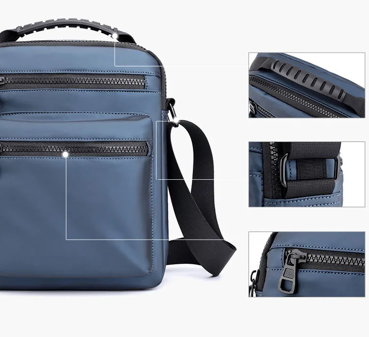 Sacoche Randonnée Bandoulière Légere et Déperlante, Nylon Résistant - TrailForm