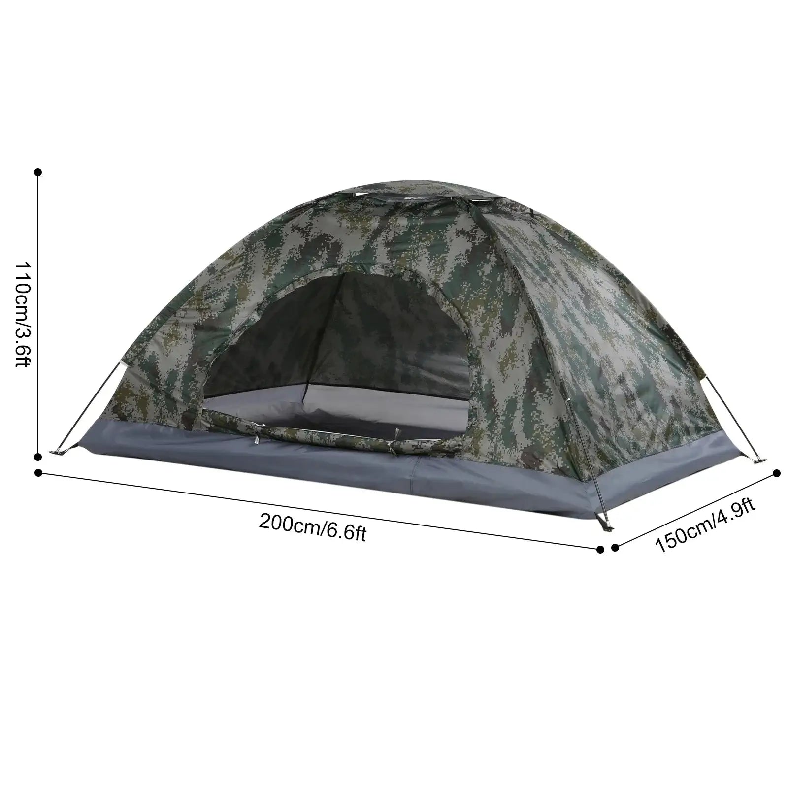 Tente Randonnée 1-2 Places, Ultra-Légère, Anti-UV & Imperméable - AEROSHIELD Lite