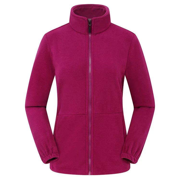 Veste Randonnée Femme Polaire Thermique Coupe-Vent et Respirante - AlpenFleece