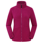 Veste Randonnée Femme Polaire Thermique Coupe-Vent et Respirante - AlpenFleece