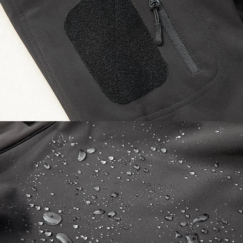 Veste Randonnée Homme Hiver Softshell & Polaire Intégrée - ThermaRidge