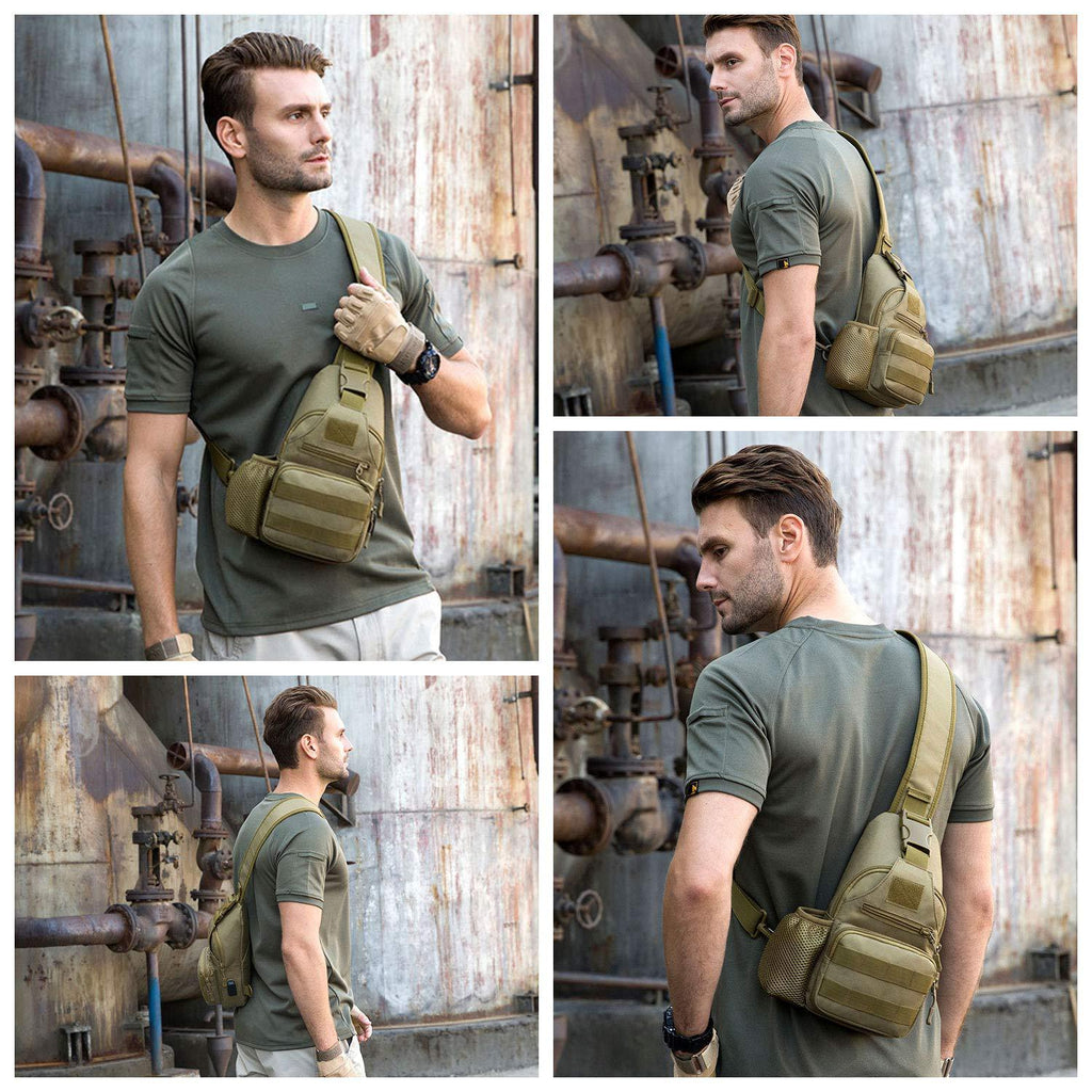 Sacoche Randonnée Tactique Unisexe 20L Étanche & Compacte - MolleTrail