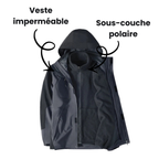 Veste Randonnée Femme Polaire et Imperméable - AureaShell