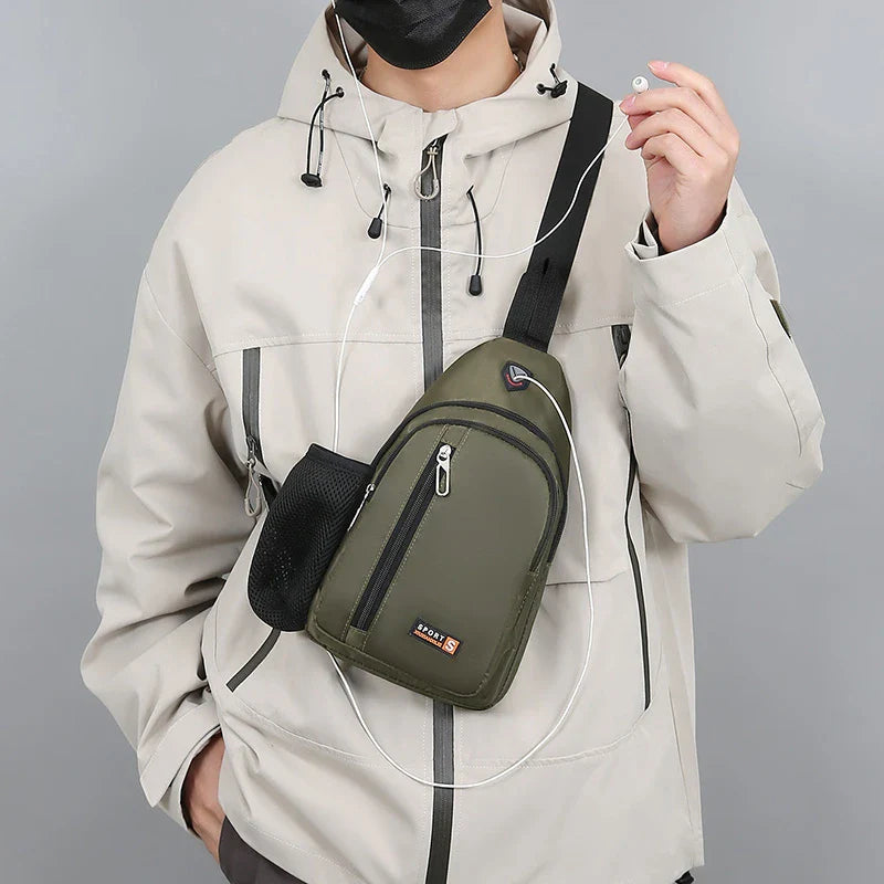 Sacoche Randonnée Légère Unisexe Compacte - Crossbody