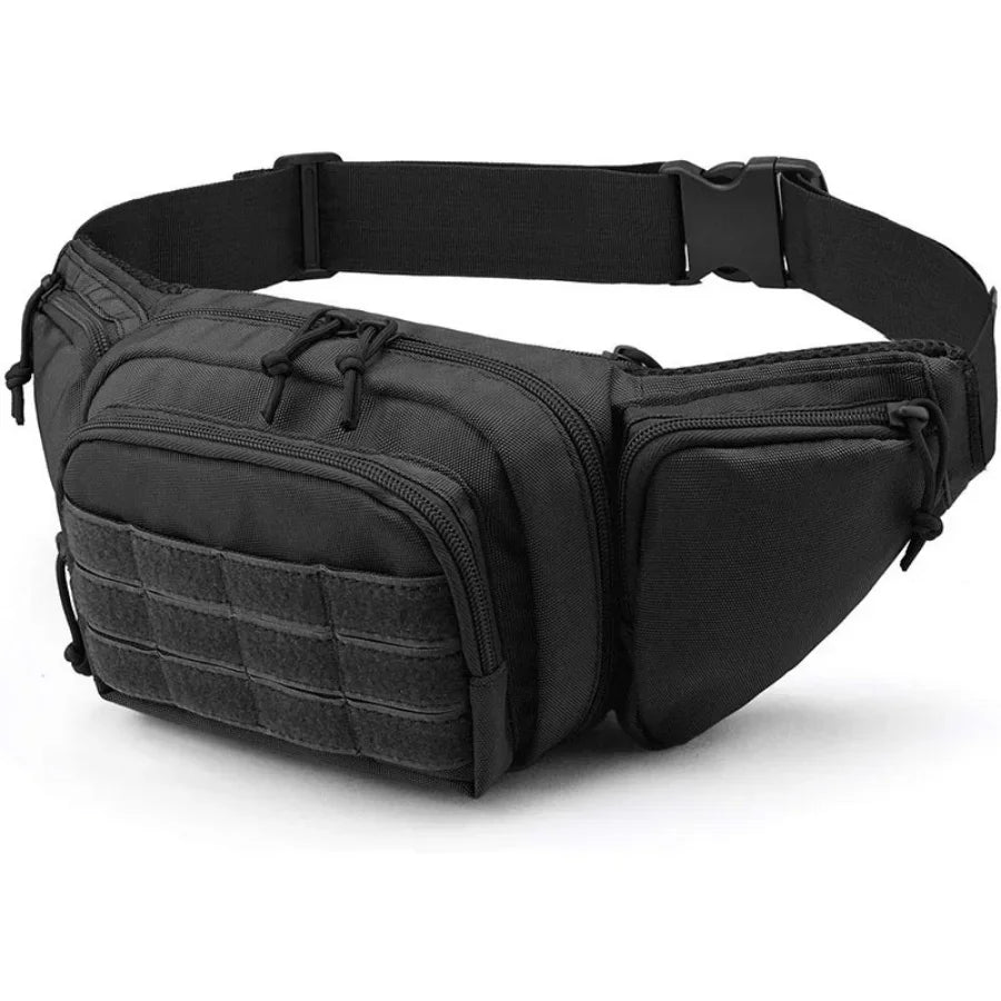 Sacoche Randonnée Ceinture Homme, Banane Outdoor Tactique Multi-Poches - TactikFlex