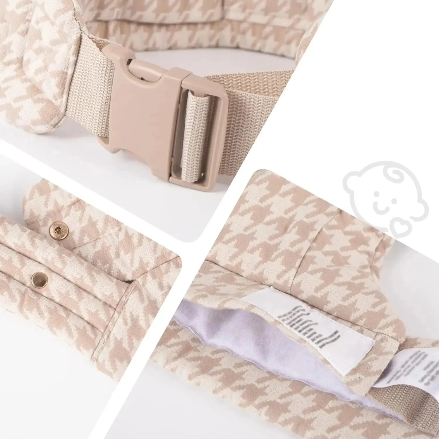 Porte bébé Randonnée en Coton Ergonomique - BabyNest Essential