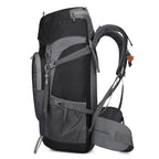 Sac de Randonnée Étanche 65L avec Housse de Pluie Intégrée - PeakTrail 65