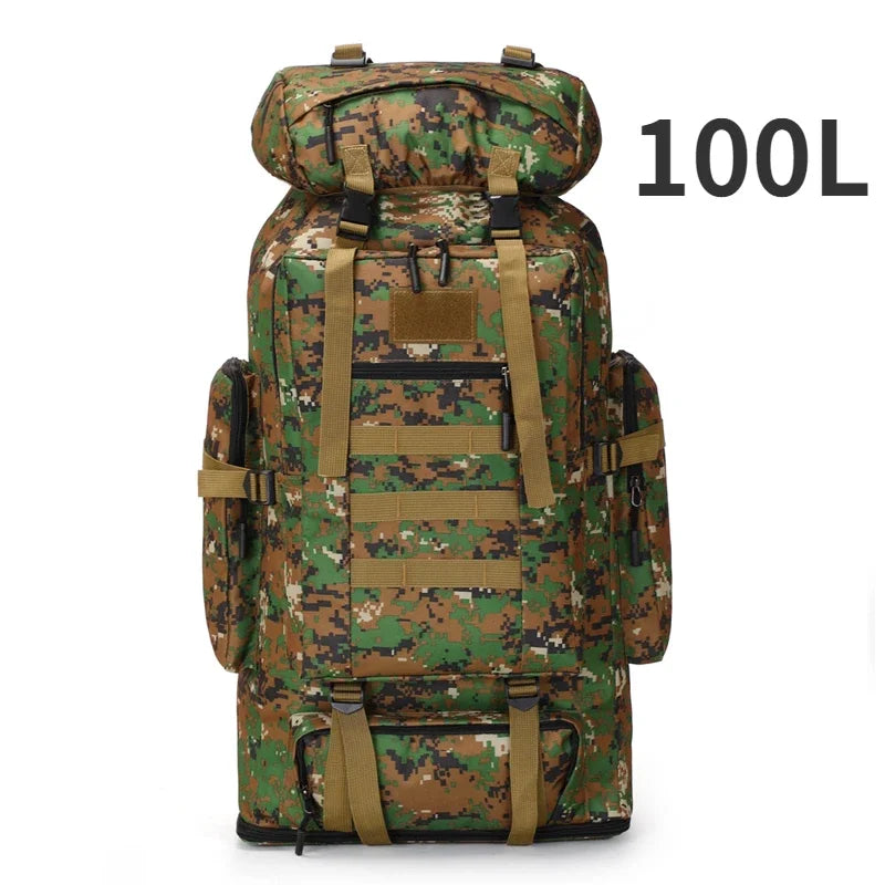Sac de Randonnée Tactique 80 à 100L Résistant Organisation Militaire - TrekForce 80/100