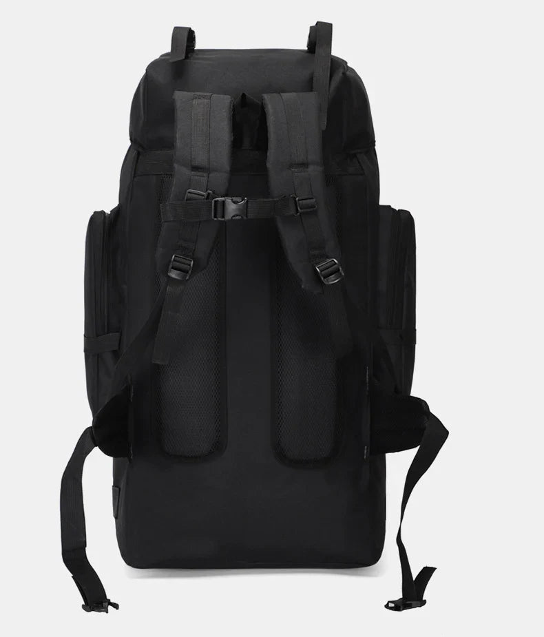 Sac De Randonnée Grande Capacité 130L – Nylon Imperméable, Système MOLLE & Portage Renforcé - TrekMaster 130