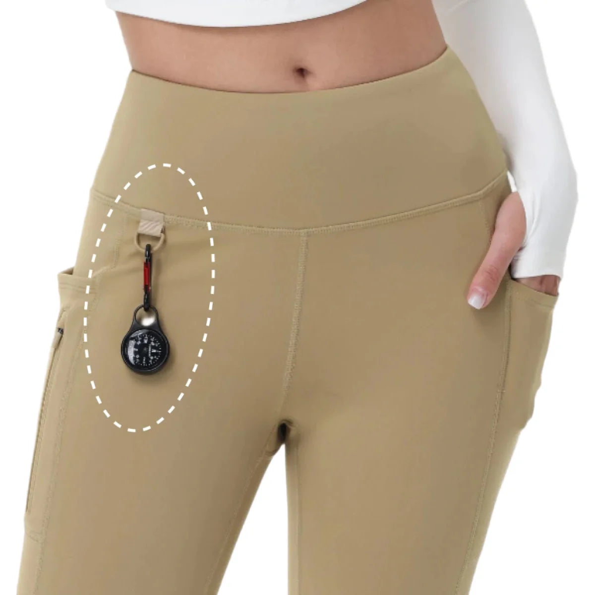 Pantalon Randonnée Femme en Legging Taille Haute - Glowy Pants