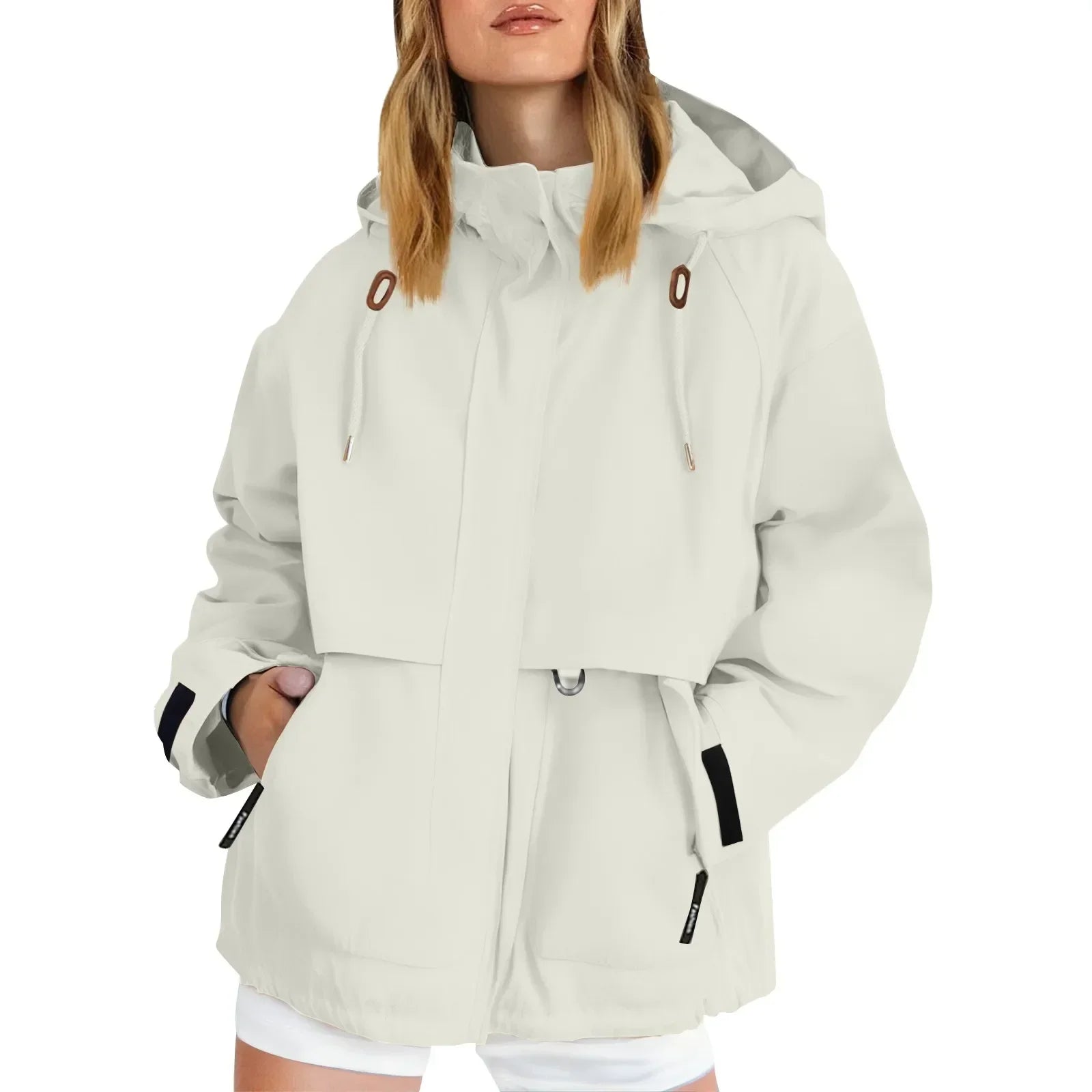 Veste Randonnée Femme Déperlante & Coupe-Vent (Style Casual Outdoor) - BreezeShell