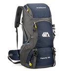 Sac De Randonnée 50L Léger – Dos Ventilé, Nylon Déperlant & Portage Confort - TrekShell 50
