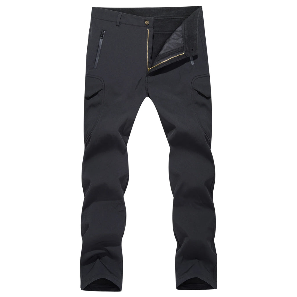 Pantalon Randonnée Homme Softshell Imperméable Doublure Polaire - WinTrail