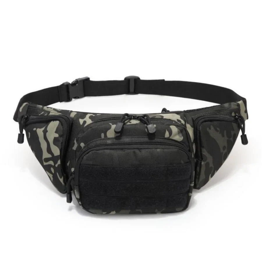 Sacoche Randonnée Ceinture Homme, Banane Outdoor Tactique Multi-Poches - TactikFlex
