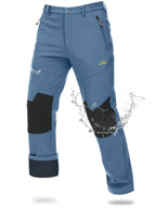 Pantalon Randonnée Homme Softshell Imperméable – Chaleur & Protection Outdoor - ThermoFlex
