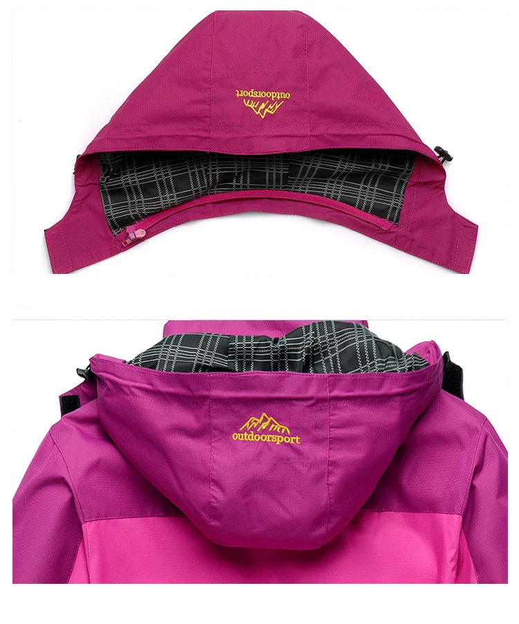 Veste Randonnée Femme Déperlante et Coupe-Vent - RainVenture