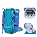 Sac de Randonnée 50L Imperméable Léger et Respirant en Nylon Ripstop Léger - TrailMaster 70