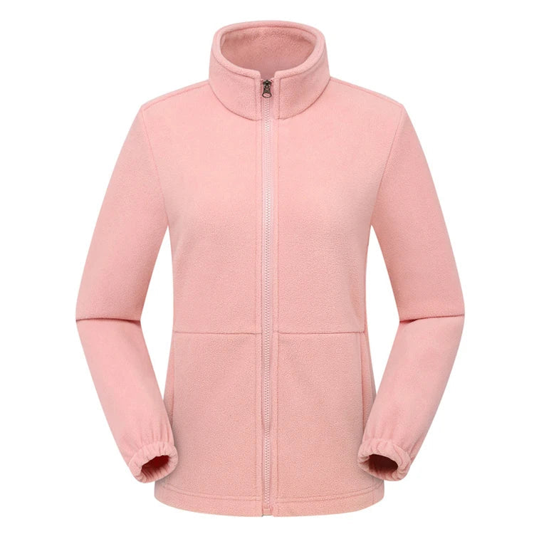 Veste Randonnée Femme Polaire Thermique Coupe-Vent et Respirante - AlpenFleece