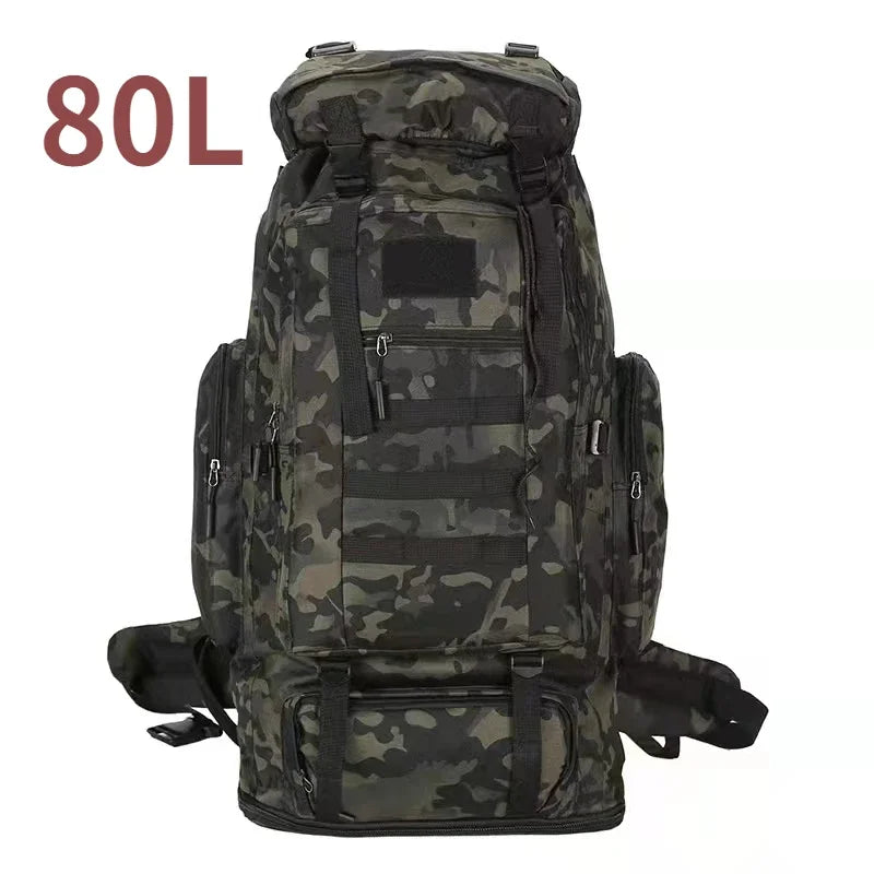 Sac de Randonnée Tactique 80 à 100L Résistant Organisation Militaire - TrekForce 80/100