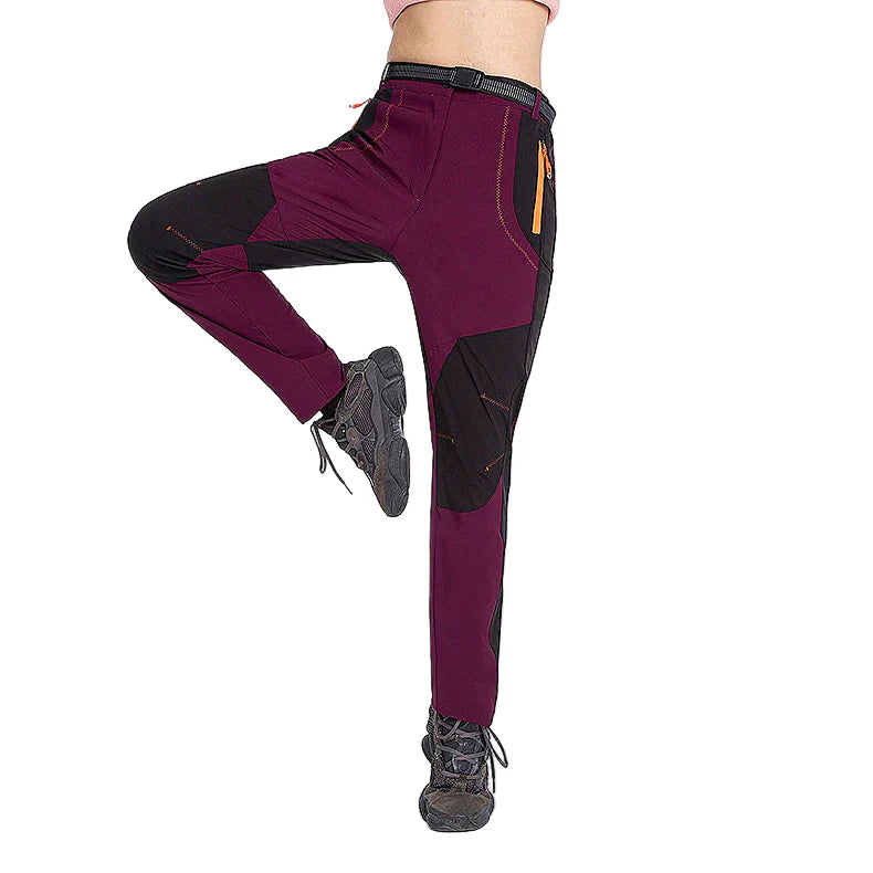 Pantalon Randonnée Femme Imperméable, Chaud & Résistant - Flex Pants