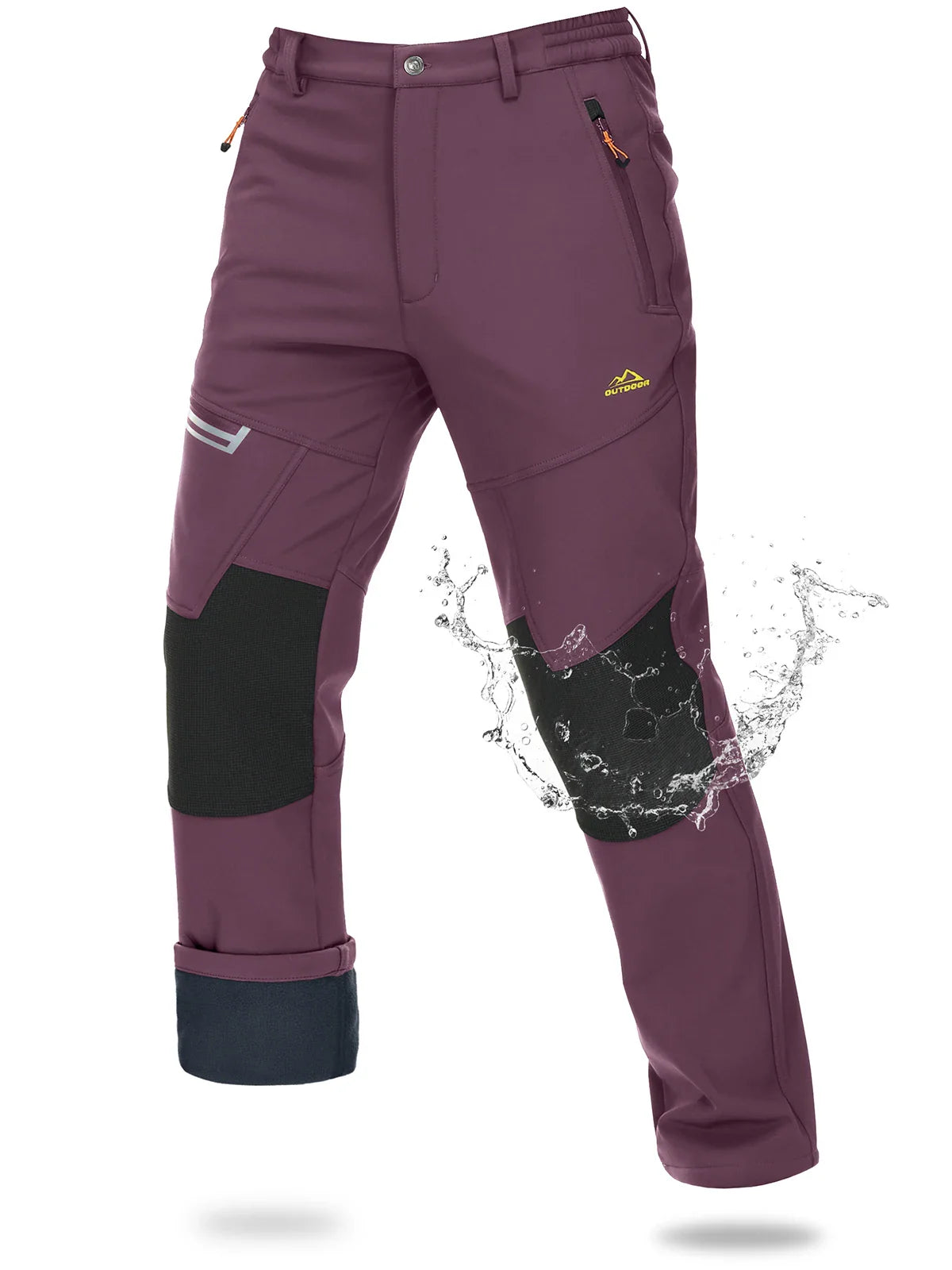 Pantalon Randonnée Homme Softshell Imperméable – Chaleur & Protection Outdoor - ThermoFlex