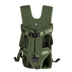 Sac Porte Chien Randonnée Ventral – Respirant, Ajustable & Ouverture Complète