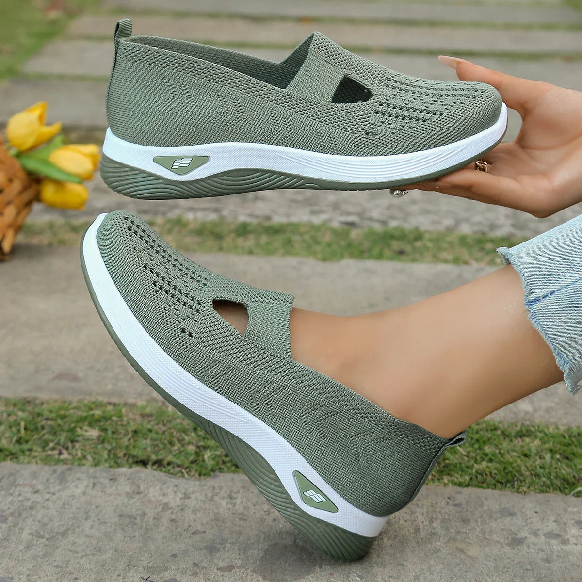 Sandales Randonnée Femme Respirantes – Slip-On Confort & Semelle EVA Légère