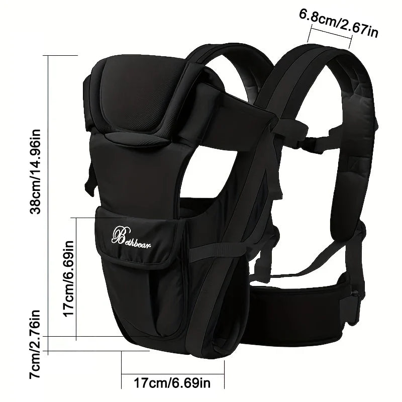 Porte bébé Randonnée Multi-positions - Système de portage modulable et ajustable - Bethbear