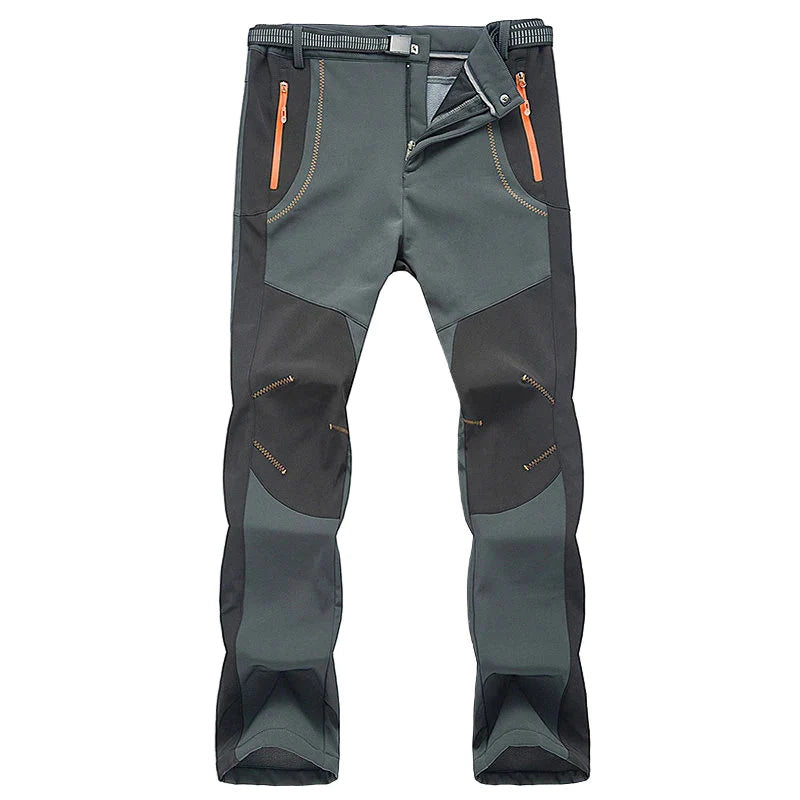 Pantalon Randonnée Homme Imperméable Softshell Doublé Polaire – SnowPeak