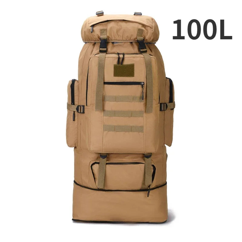 Sac de Randonnée Tactique 80 à 100L Résistant Organisation Militaire - TrekForce 80/100