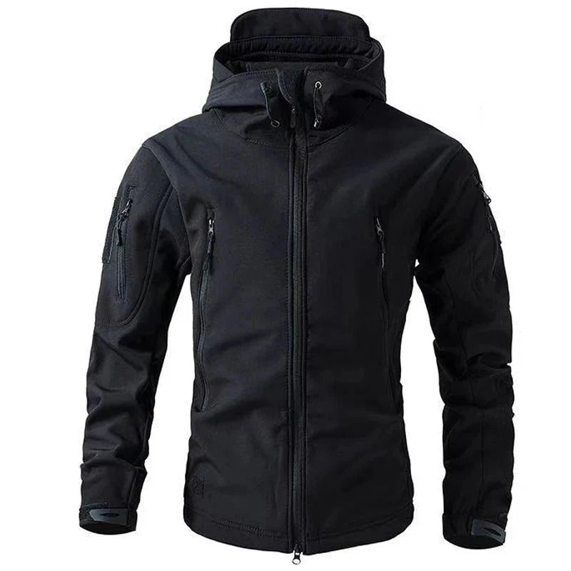 Veste Randonnée Homme Hiver Softshell & Polaire Intégrée - ThermaRidge