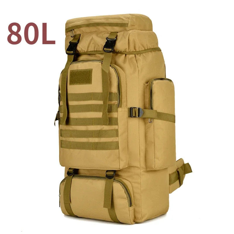 Sac de Randonnée Tactique 80 à 100L Résistant Organisation Militaire - TrekForce 80/100