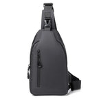 Sacoche Randonnée Bandoulière Déperlante avec Port USB — Nylon Oxford Résistant - TrailVolt