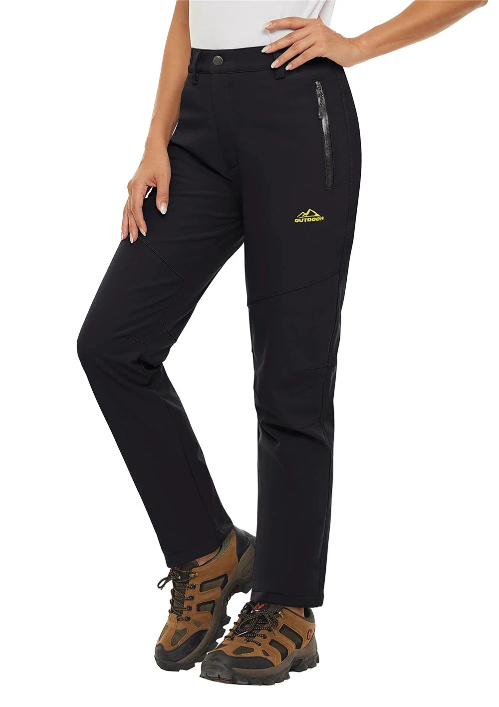 Pantalon Randonnée Femme Softshell Chaud, Déperlant & Multi-Poches - Storm Pants