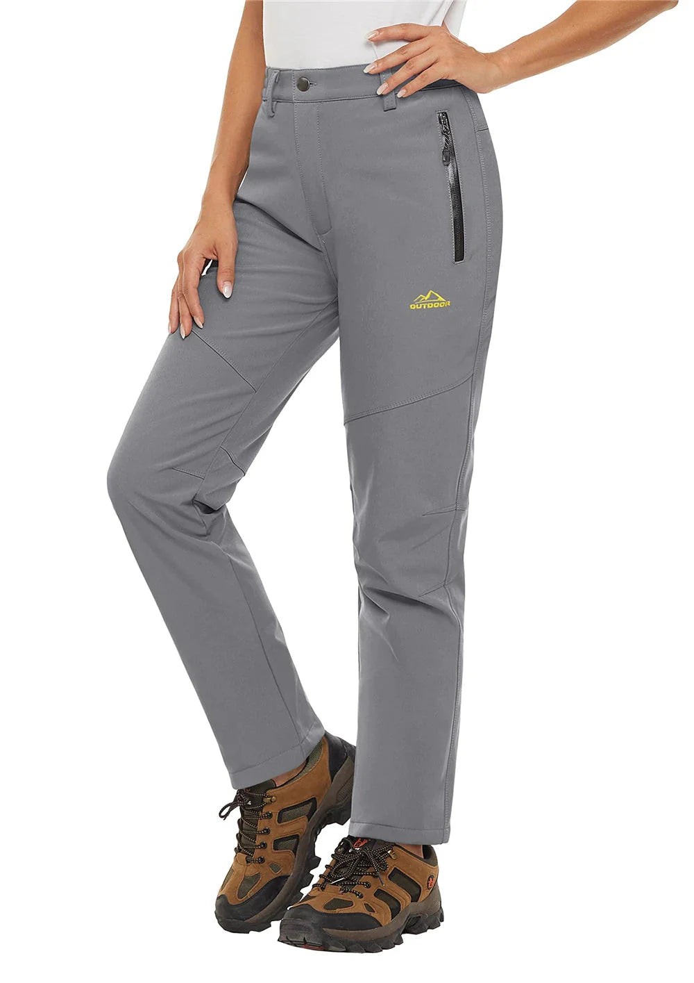 Pantalon Randonnée Femme Softshell Chaud, Déperlant & Multi-Poches - Storm Pants