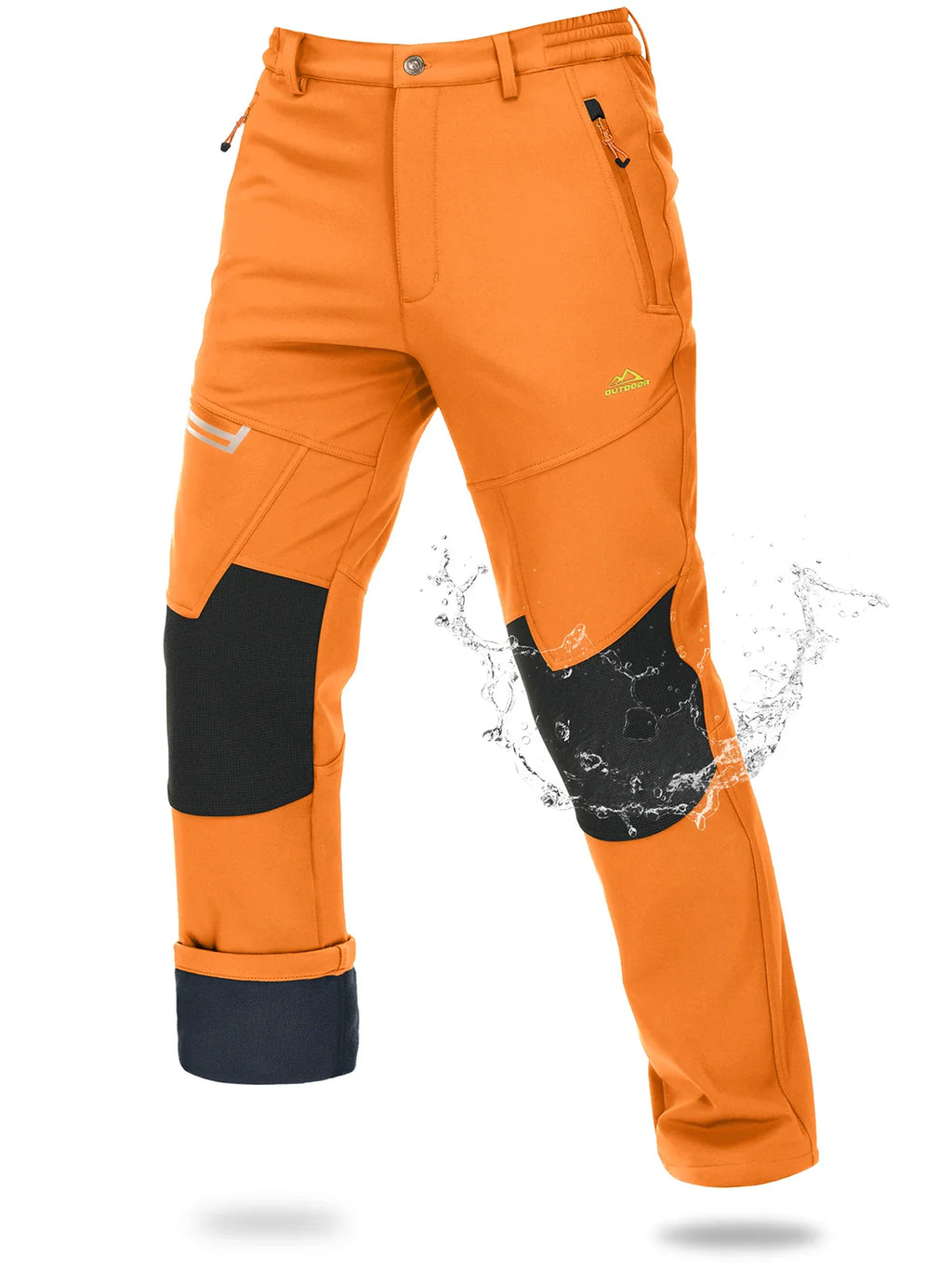 Pantalon Randonnée Homme Softshell Imperméable – Chaleur & Protection Outdoor - ThermoFlex