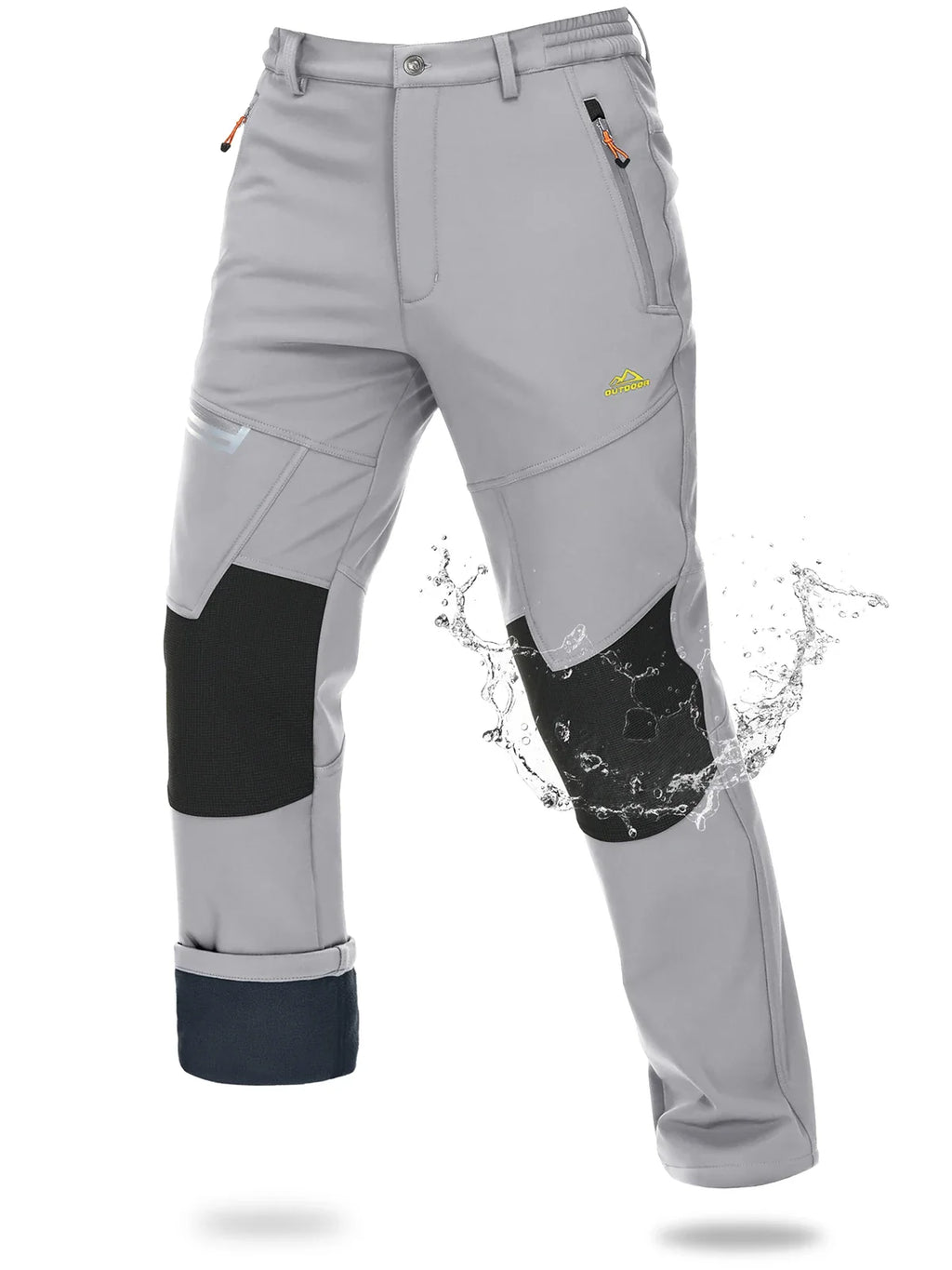 Pantalon Randonnée Homme Softshell Imperméable – Chaleur & Protection Outdoor - ThermoFlex
